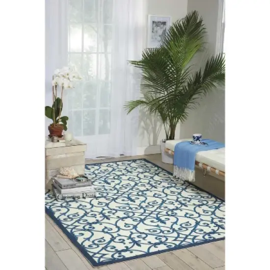 Nourison Home & Garden Multicolor Indoor/Outdoor Area Rug image {1}