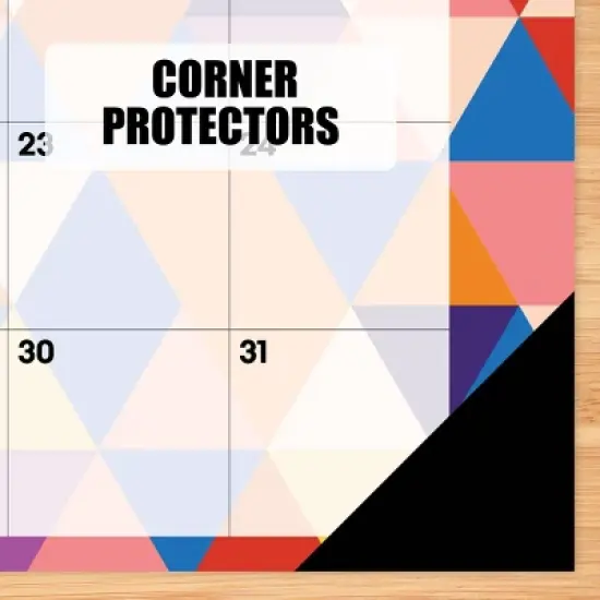 Willow Creek Press 17"x12" 2026 Modern Geometric Small Monthly Deskpad image {4}