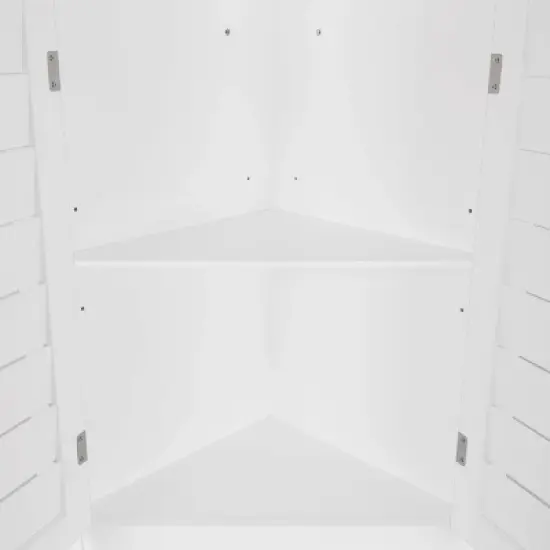 Brookfield Two Door Corner Cabinet White - RiverRidge Home image {8}