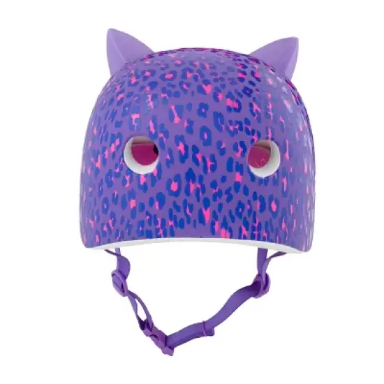Krash! Youth Leopard Kitty Helmet - Purple image {2}
