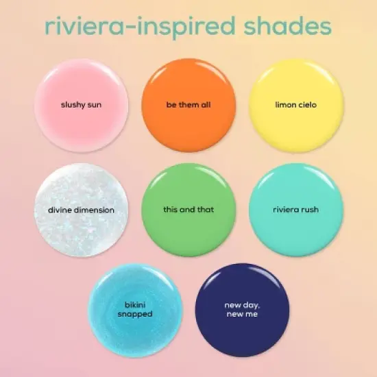 essie Riviera Rush Collection Salon-Quality Vegan Nail Polish - 0.46 fl oz image {6}