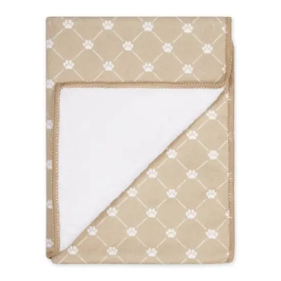 Bone Dry Microfiber Trellis Printed Pet Towel 3 Piece Set, Taupe image {5}