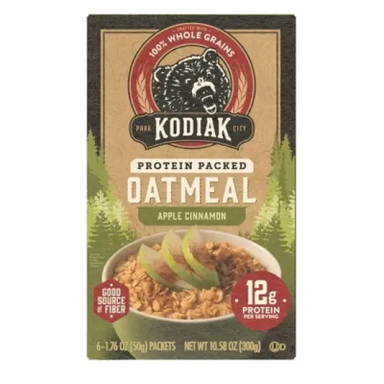 Kodiak Apple Cinnamon Oatmeal Packets - 6pk / 10.58oz image {7}