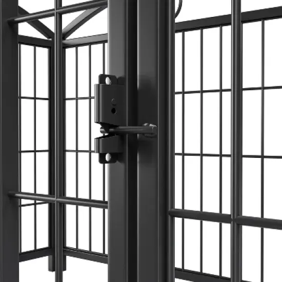 Dog Playpen Indoor, 24 inch 8 Panels Metal Dog Pen Pet Dog Fence Outdoor Exercise Pen with Doors, Indoor Outdoor Foldable Pet Exercise Pen image {9}