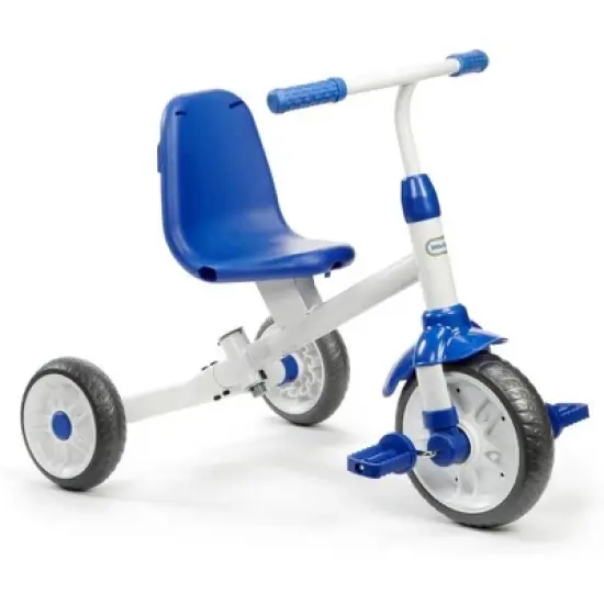 Little Tikes 3-in-1 Ride and Learn Kids' Standard Trike - Blue image {2}