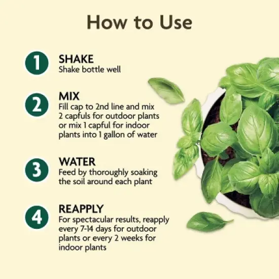 Miracle-Gro Organics Liquid Plant Food Fertilizer 32oz image {5}