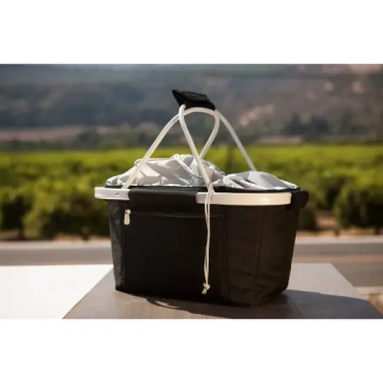 MLB Baltimore Orioles Metro Basket Collapsible Cooler Tote - Black image {3}