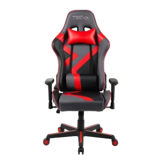 Office PC Gaming Chair Red - Techn Sport image {2}