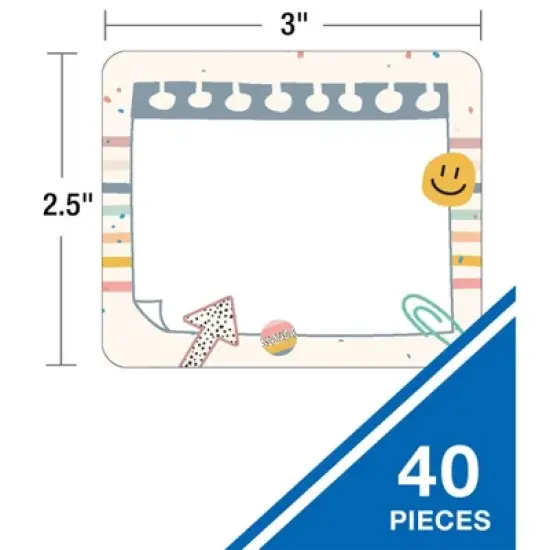 Carson Dellosa Education We Belong Name Tags, 40 Per Pack, 6 Packs image {2}