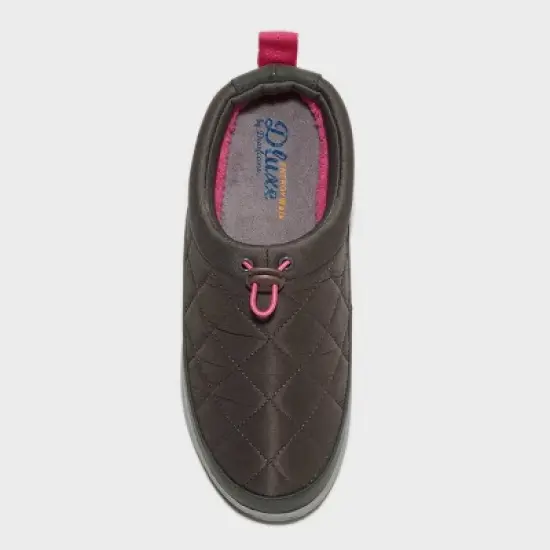 dluxe by dearfoams Women's Jenn All Day Slide Slippers - Gray image {2}