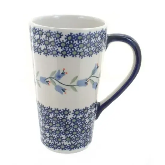 Blue Rose Polish Pottery K083 Manufaktura Large Coffee Mug image {26}