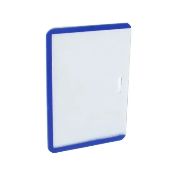 Unique Bargains Staff Office Plastic B8 Horizontal ID Name Cards Badge Holder Clear 2pcs image {4}
