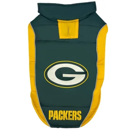 NFL Green Bay Packers Pets Puffer Vest image {5}