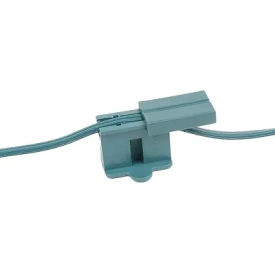 Novelty Lights Green Snap-On Vampire Plug SPT-1 for C9/C7 Socket or Zip Cord Wire image {2}