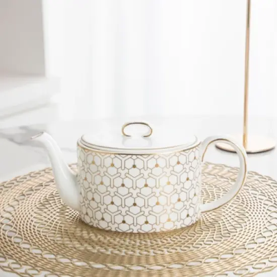 The Whispers of Elegance Tea Service Collection - 600 cc tea pot image {3}