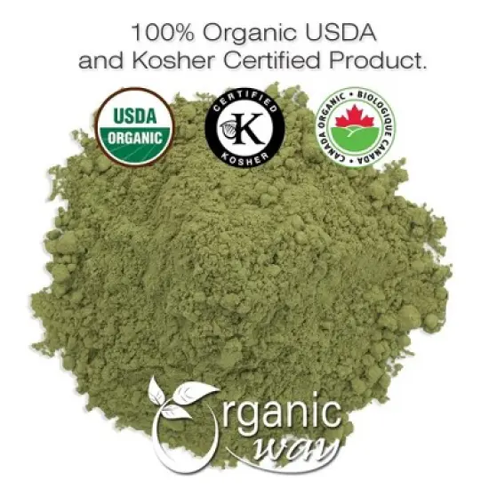 Organic Senna Leaf Powder 8 Oz image {1}