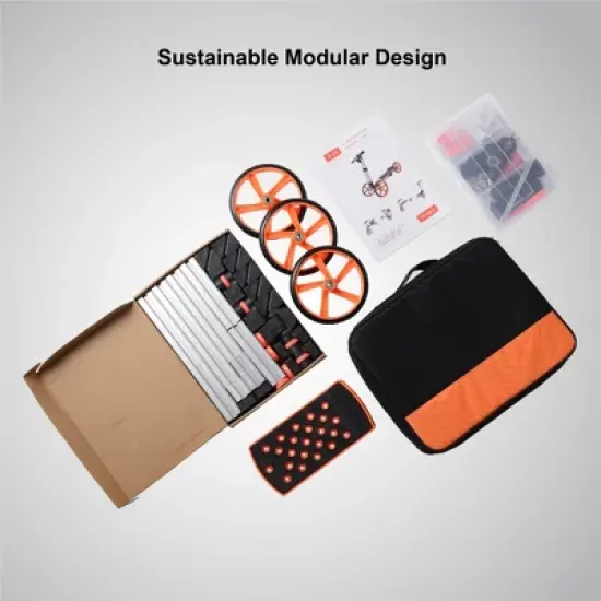 LOVSON 20-in-1 Constructible Kit &ndash; No-Pedal Balance Bike Toy for Kids Aged 1 to 4 Years, Engineering Building Set for Sit/Stand Scooter image {7}