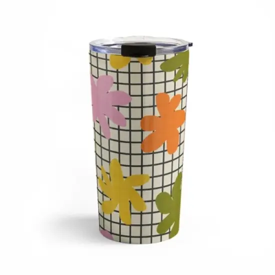 Alisa Galitsyna Playful Flowers20 oz Stainless Steel Travel Mug - Deny Designs image {4}