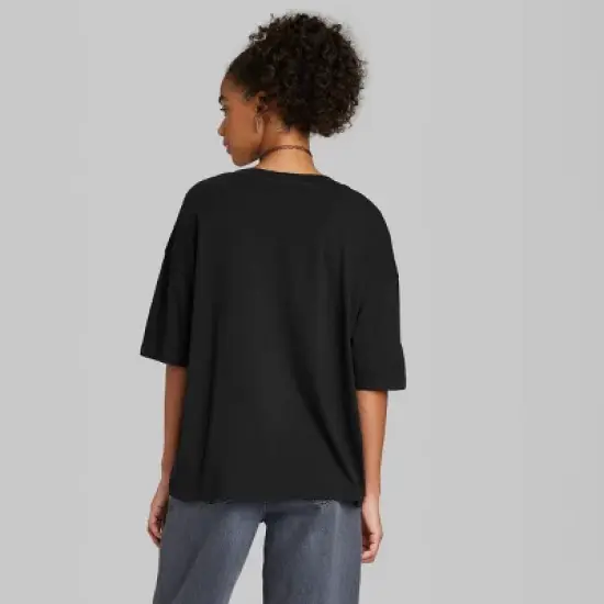 Women's Short Sleeve Relaxed Fit V-Neck T-Shirt - Wild Fable&trade; image {2}