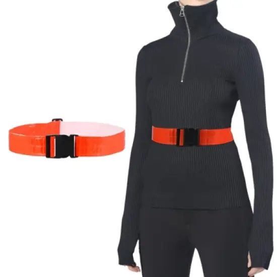 Unique Bargains Adjustable High Visibility Running Reflective Belt for Motorcycling Cycling image {7}