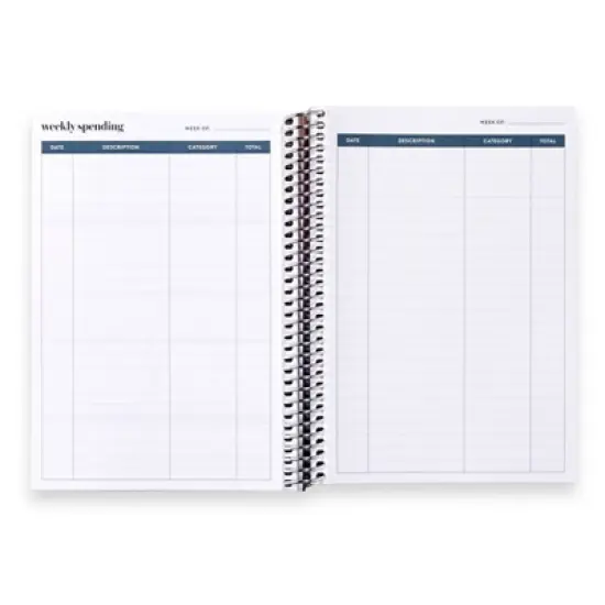 erin condren Budget Journal Classic Striped/Every Little Bit Counts image {4}