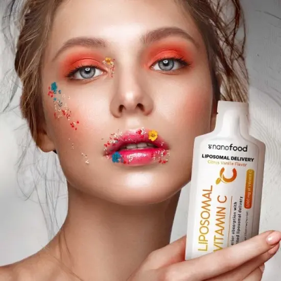 Codeage Liposomal Vitamin C Liquid Supplement with Phospholipids & Vitamin E - 32ct image {5}