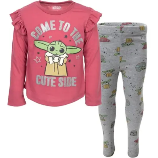Star Wars The Child Girls T-Shirt and Leggings Outfit Set Toddler  image {9}