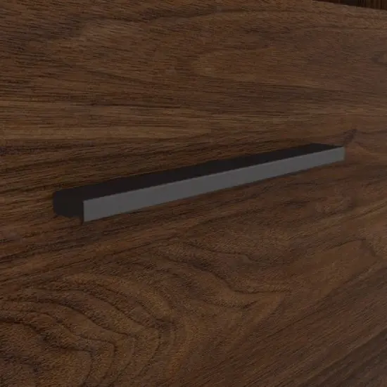 Architect 1 Drawer File Cabinet Modern Walnut - Bush Furniture image {3}