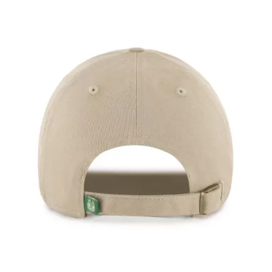 NBA Milwaukee Bucks Khaki Clean Up Hat: Cotton Twill, Adjustable Strap image {1}