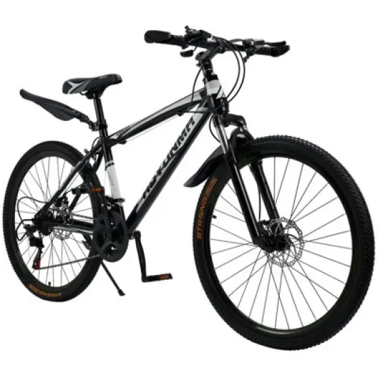 Topteng 26" Mountain Bike, 24-Speed MTB with Disc Brake image {13}