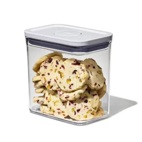 OXO POP 3pc Plastic Food Storage Container Set Clear image {2}