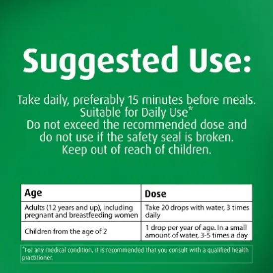 A. Vogel Echinaforce Organic Echinacea Liquid Extract &ndash; Fresh Whole Plant Herbal Supplement &ndash; Natural Immune Support Drops &ndash; Daily Wellness &ndash; 1.7 oz image {4}