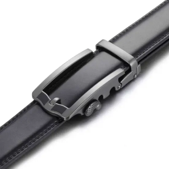 Mio Marino | Men's Horseshoe Leather Ratchet Belt image {4}