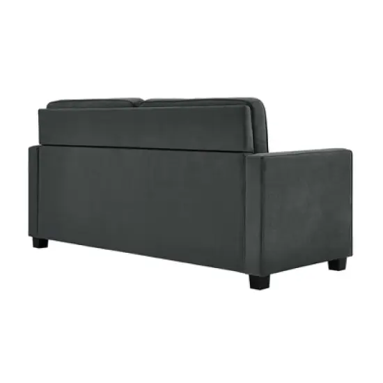Queen Cassidy Sofa Sleeper Gray Velvet - Room & Joy image {6}