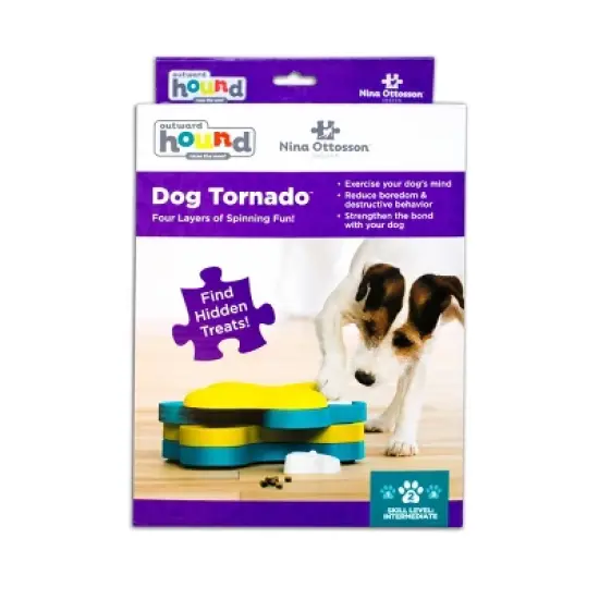 Outward Hound Nina Ottosson Tornado Puzzle Stimulating Interactive Dog Toy image {1}