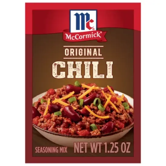 McCormick Chili Seasoning Mix Original - 1.25oz image {20}
