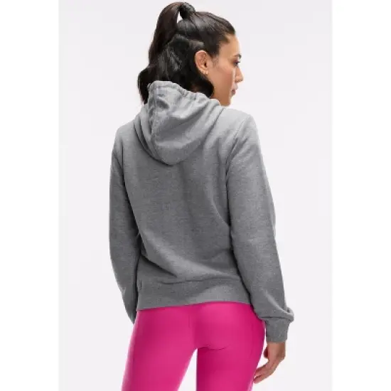Peloton Women's Fleece Full Zip, Heather Grey image {2}