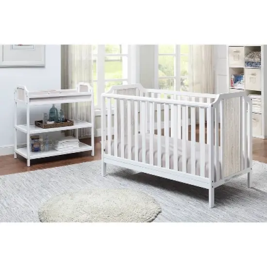 Suite Bebe Brees Changing Table - White/Graystone image {3}