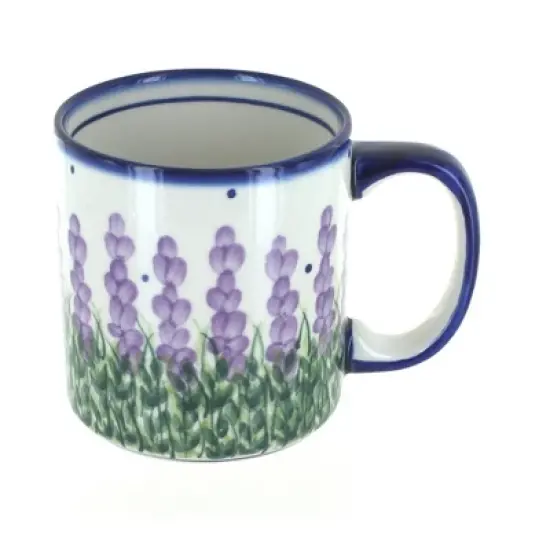 Blue Rose Polish Pottery WR Unikat Mug image {6}
