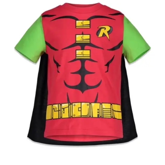 DC Comics Robin Cosplay T-Shirt and Cape Toddler  image {8}