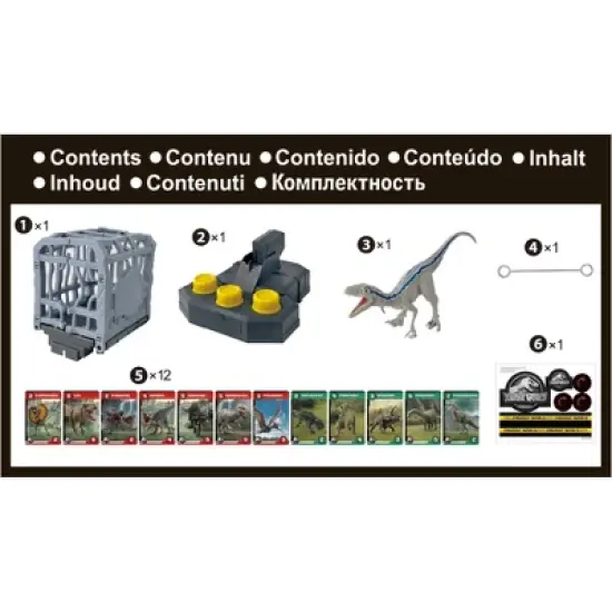 Epoch Everlasting Play Jurassic World Cage Breaker Board Game image {4}