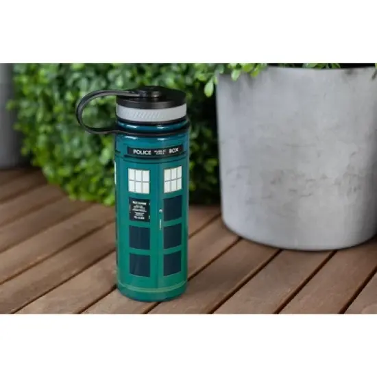 Underground Toys Doctor Who 13th Doctor Tardis Stainless Steel Water Bottle image {5}