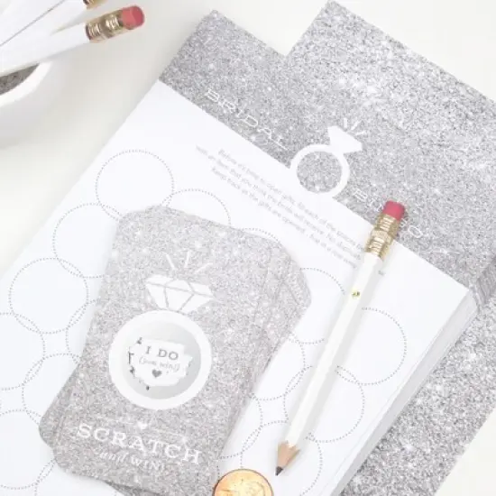 24ct Glitter Scratch Off Game Cards image {5}