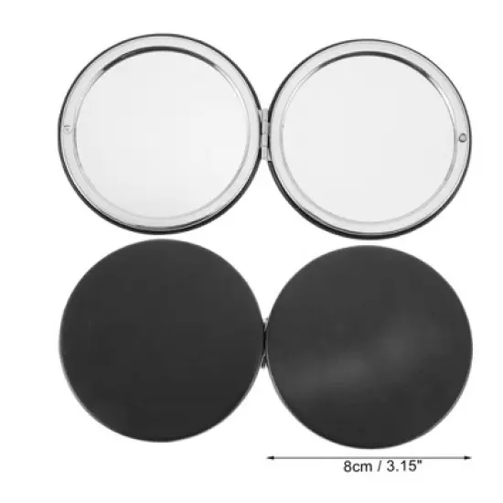 Unique Bargains Round Solid Color Makeup Mirror 1 Pc image {1}