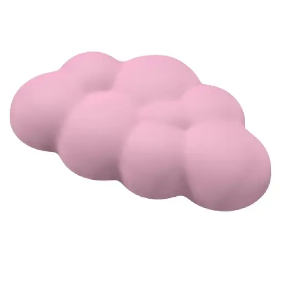 Gems Cloud Mouse Wrist Rest - Light Pink: Foam Non-Skid Base Keyboard Accessory image {2}