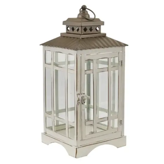Park Designs Large White Lantern image {5}