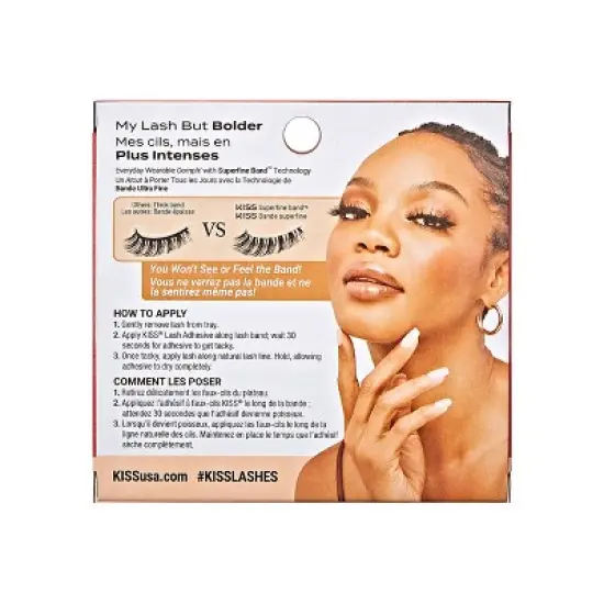 KISS Products My Lash But Bolder False Eyelashes - Slim Thicc image {7}