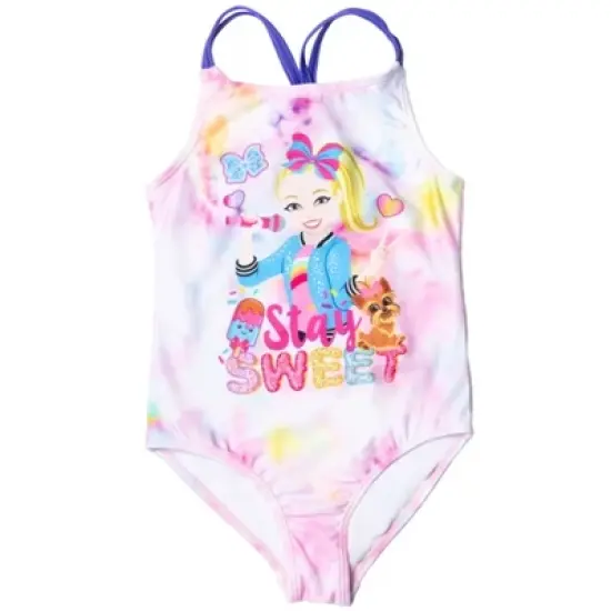 JoJo Siwa Girls One Piece Bathing Suit Little Kid to Big Kid  image {7}