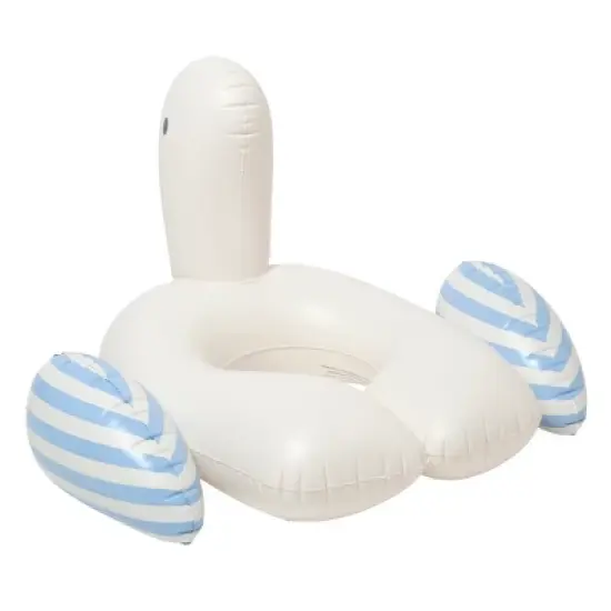 Sunnylife: Sid The Seagull Tube Pool Ring - Inflatable Bird Shaped Float image {4}