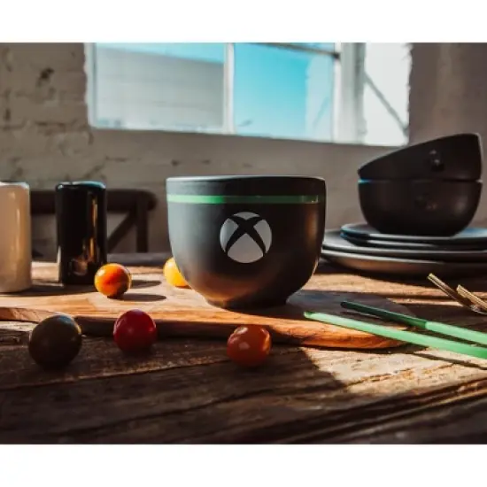 Ukonic Xbox Series X Logo 20-Ounce Ramen Bowl and Chopstick Set image {8}